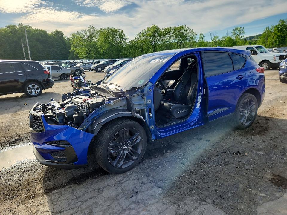 2021 Acura Rdx VIN 5J8TC2H65ML016998 COPART salvage auction — STRIPPED, Ny - Mv-907A Salvage Certificate, sold $7,300 on 2026-07-09 (photo 1)