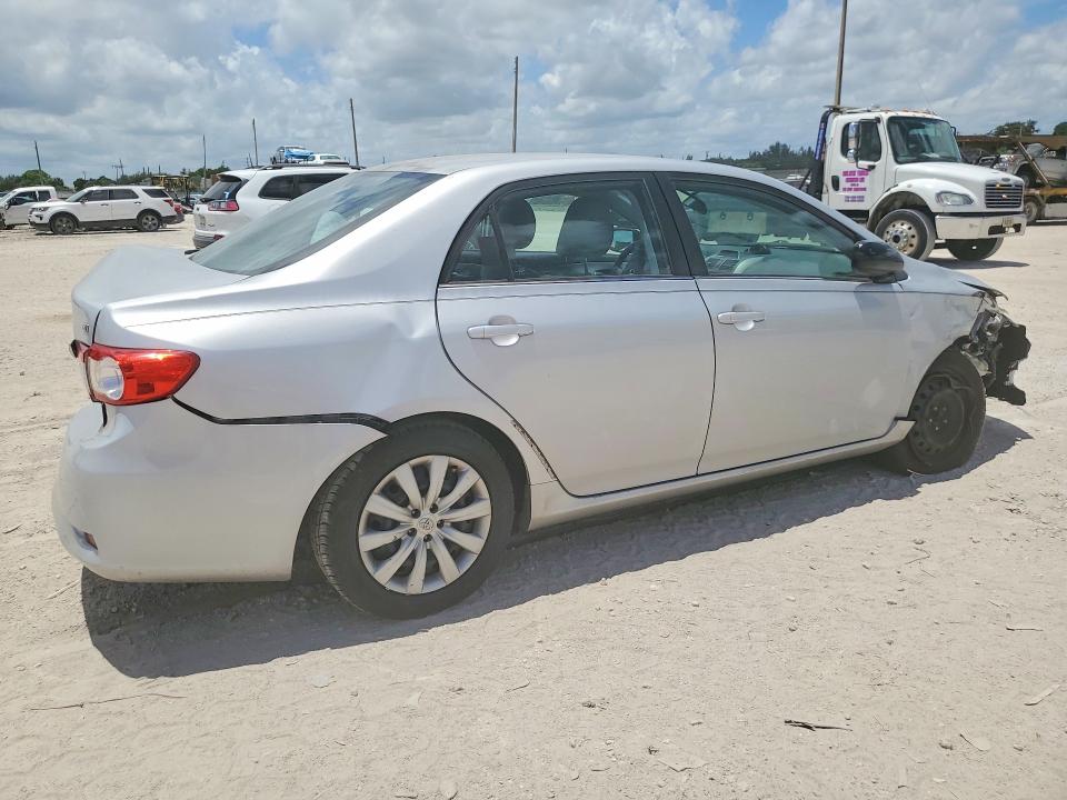 2013 Toyota Corolla VIN 2T1BU4EE1DC123522 COPART salvage auction — REAR END, Fl - Cert Of Title Slvg Rebuildable, sold $1,100 on 2026-07-02 (photo 3)