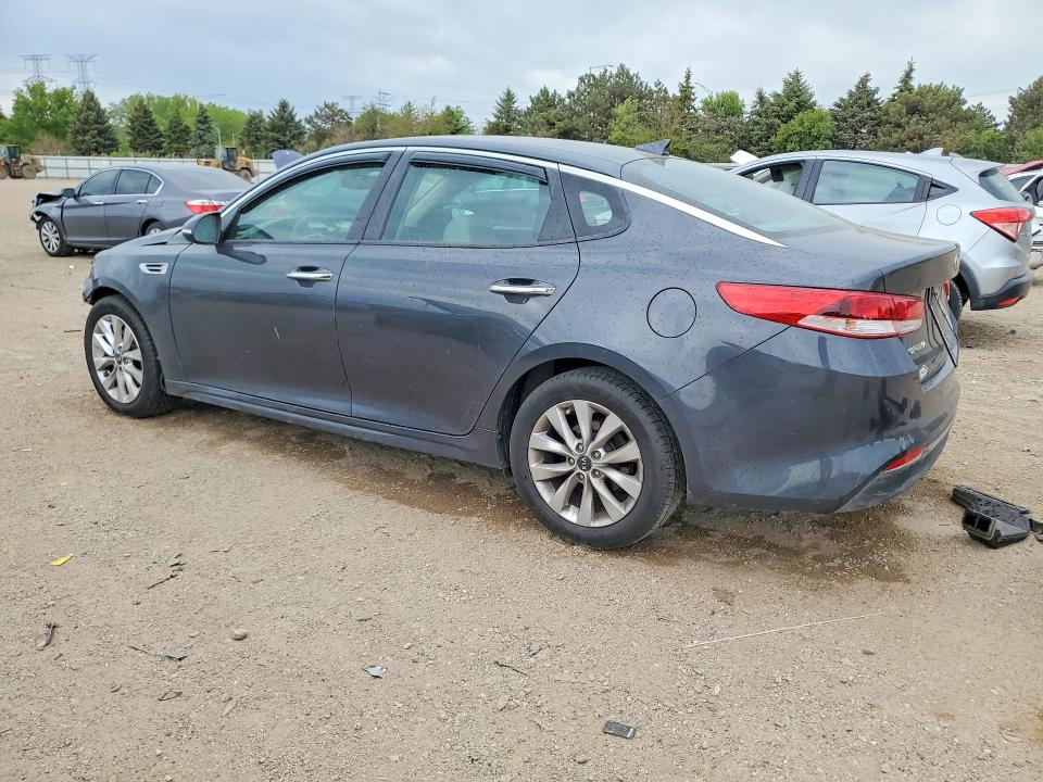 2017 Kia Optima VIN 5XXGT4L32HG153704 COPART salvage auction — FRONT END, Il - Salvage Certificate, sold $1,000 on 2026-07-21 (photo 2)
