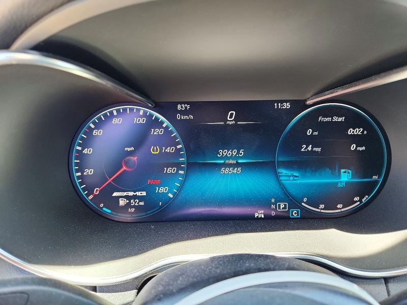 2020 Mercedes-benz C-klasse VIN W1KWJ6EB6LF992074 COPART salvage auction — FRONT END, Ca - Salvage Certificate, sold $16,200 on 2026-07-20 (photo 9)