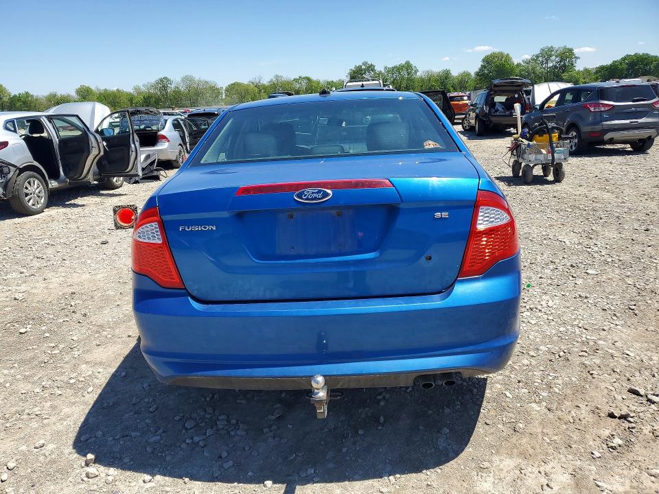2012 Ford Fusion VIN 3FAHP0HA1CR114322 COPART salvage auction — FRONT END, OH - CERT OF TITLE-SALVAGE, sold $300 on 2026-07-02 (photo 6)