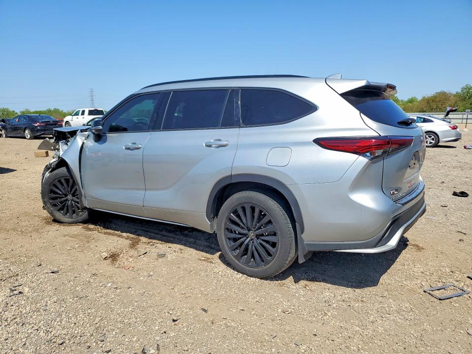2023 Toyota Highlander VIN 5TDKDRBH9PS508608 COPART salvage auction — FRONT END, IL - SALVAGE CERTIFICATE, sold $15,200 on 2026-07-08 (photo 2)