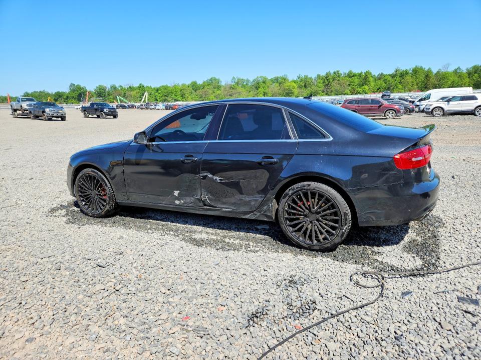 2013 Audi A4 VIN WAUFFAFL0DN027415 COPART salvage auction — SIDE, NJ - CERT OF TITLE-SALVAGE, sold $1,250 on 2026-07-24 (photo 2)