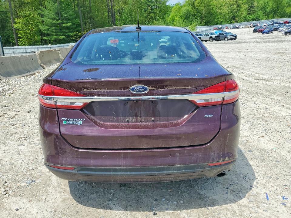 2017 Ford Fusion VIN 3FA6P0PU3HR371508 COPART salvage auction — FRONT END, Ma - Cert Of Title-Salvage, sold $1,200 on 2026-07-03 (photo 6)