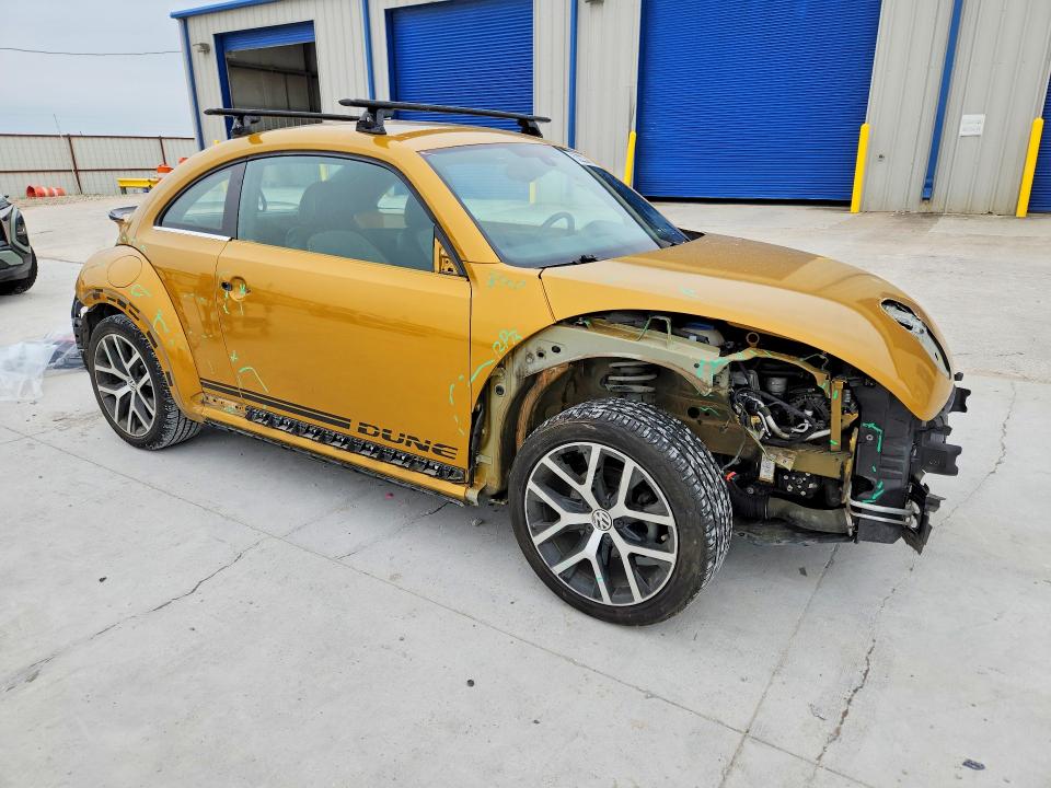 2016 Volkswagen Beetle VIN 3VWS17AT8GM634295 COPART salvage auction — FRONT END, TX, sold $5,200 on 2026-09-01 (photo 4)
