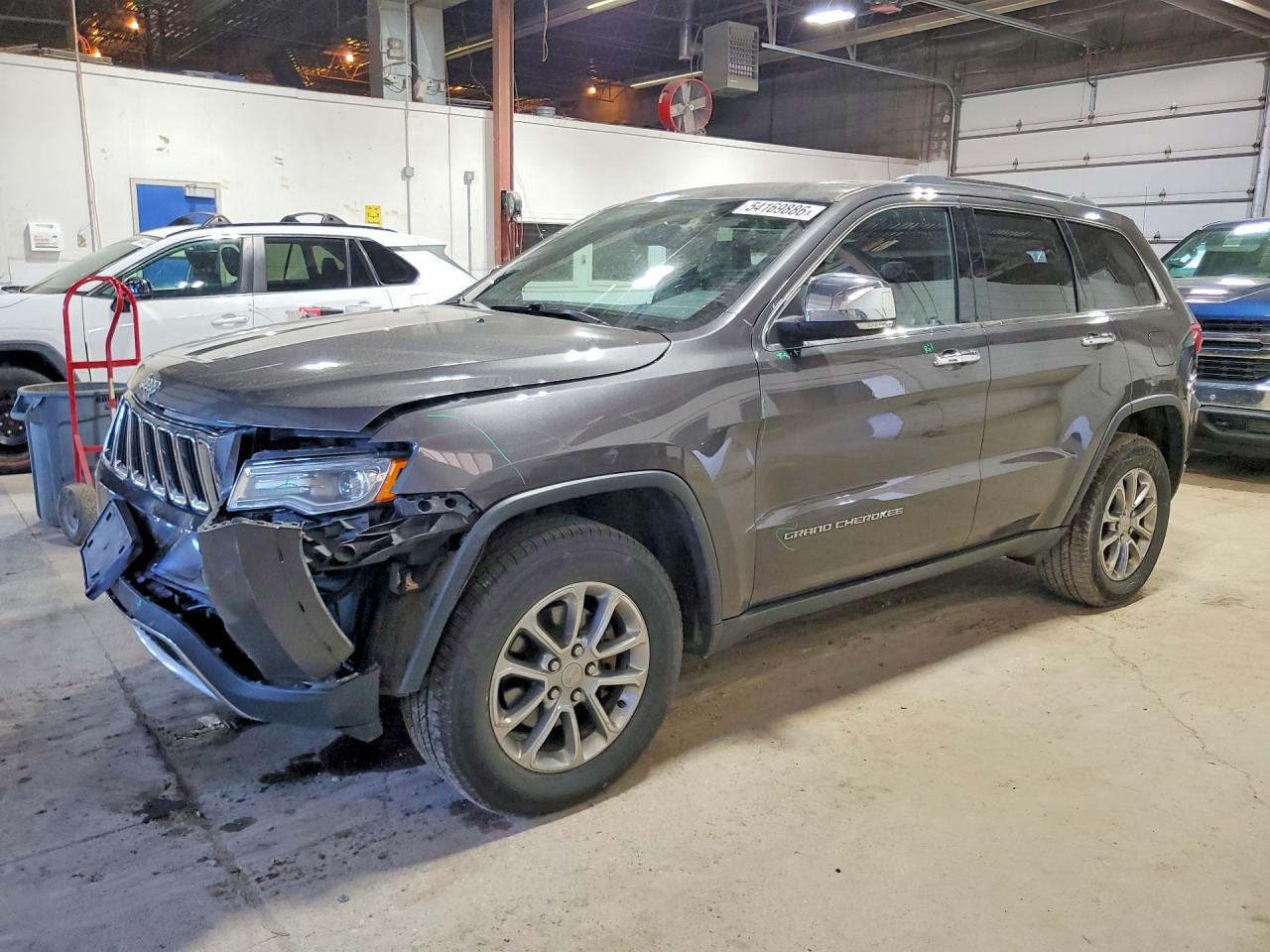 2015 Jeep Grand Cherokee VIN 1C4RJFBG9FC875330 COPART salvage auction — Front End, MN - CERT OF TITLE-SALVAGE, sold $3,450 on 2026-07-09 (photo 1)