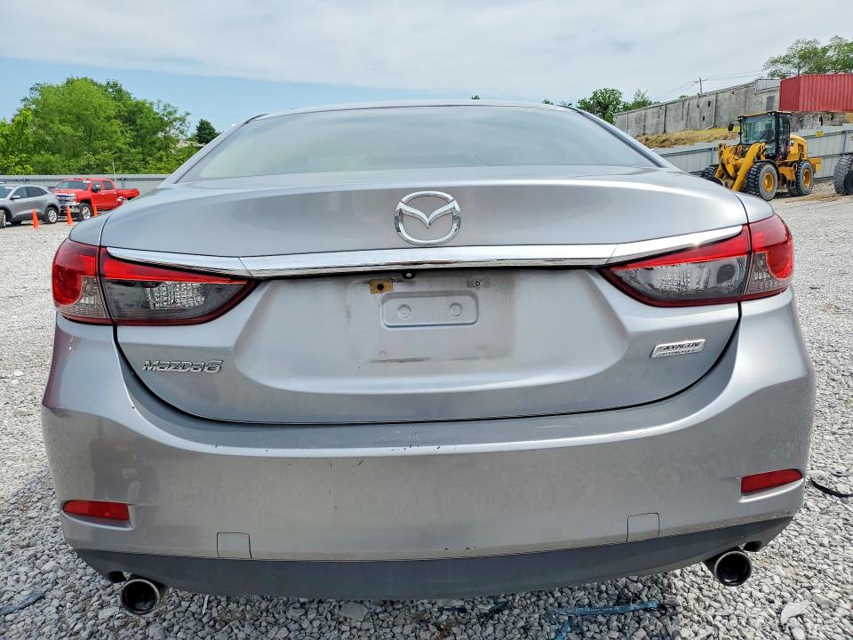 2014 Mazda 6 VIN JM1GJ1U67E1135588 COPART salvage auction — REAR END, Wv - Salvage Certificate, sold $1,100 on 2026-07-31 (photo 6)