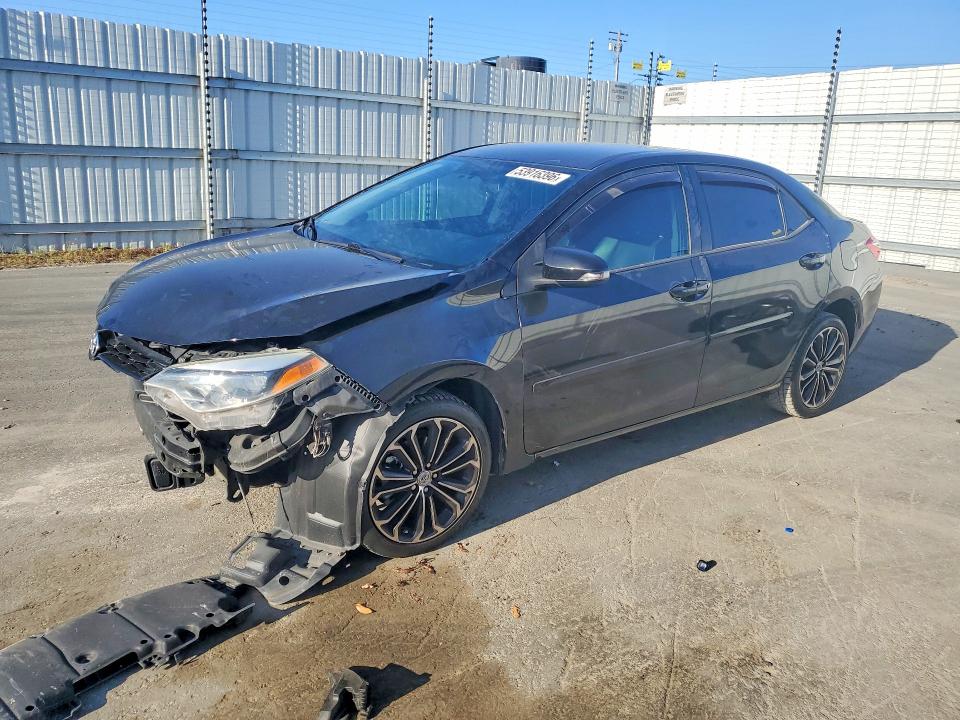 2016 Toyota Corolla VIN 5YFBURHE0GP425770 COPART salvage auction — FRONT END, CA - SALVAGE CERTIFICATE, sold $2,900 on 2026-07-23 (photo 1)