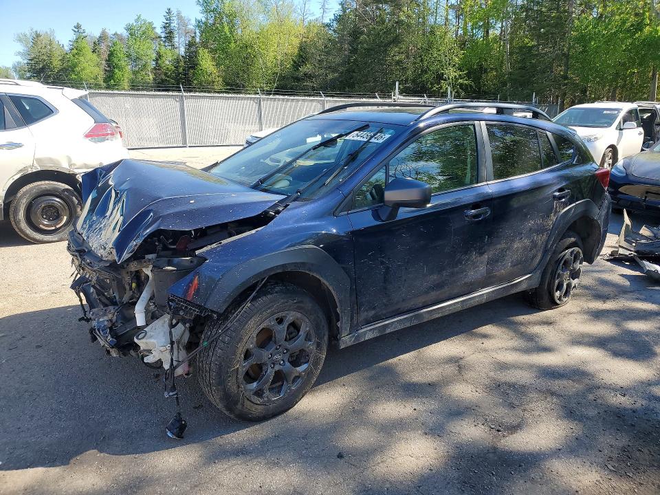 2021 Subaru Crosstrek VIN JF2GTHSC3MH346595 COPART salvage auction — FRONT END, On - Permit Salvage, sold $2,550 on 2026-07-14 (photo 1)