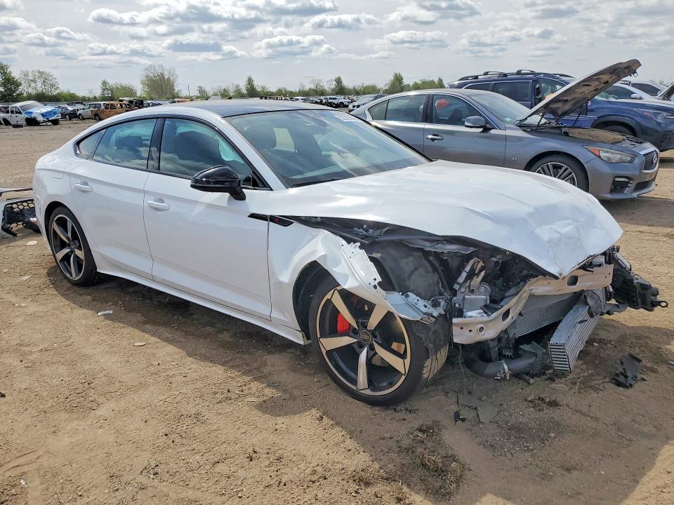 2024 Audi A5 VIN WAUFACF52RA031928 COPART salvage auction — FRONT END, Il - Salvage Certificate, sold $250 on 2026-07-28 (photo 4)