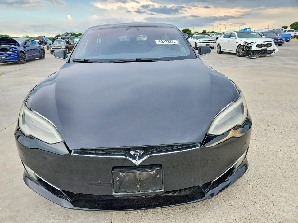 2017 Tesla Model s VIN 5YJSA1E12HF231203 COPART salvage auction — REAR END, Tx - Certificate Of Title, sold $4,650 on 2026-07-09 (photo 5)