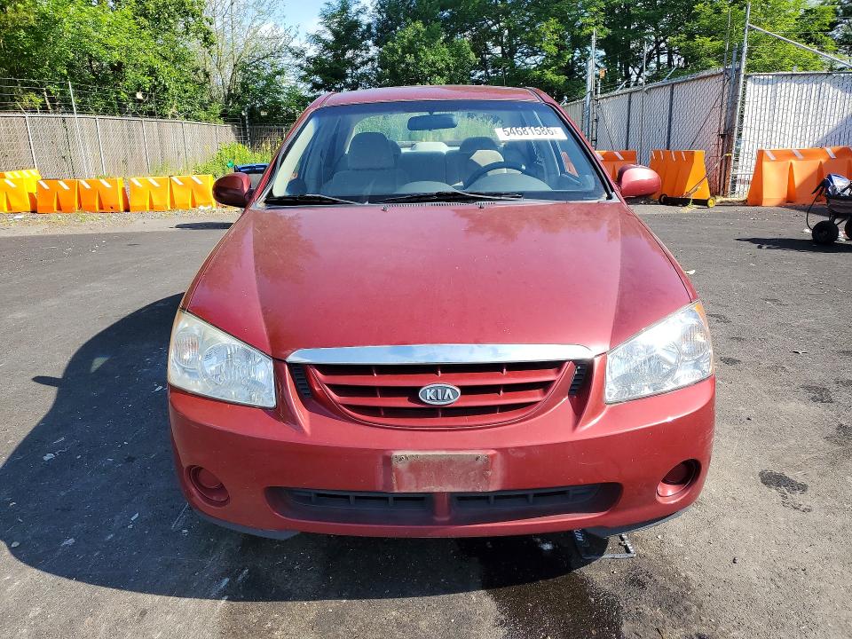 2006 Kia Spectra VIN KNAFE121365373310 COPART salvage auction — REAR END, OR - SALVAGE TITLE CERTIFICATE, sold $400 on 2026-07-22 (photo 5)