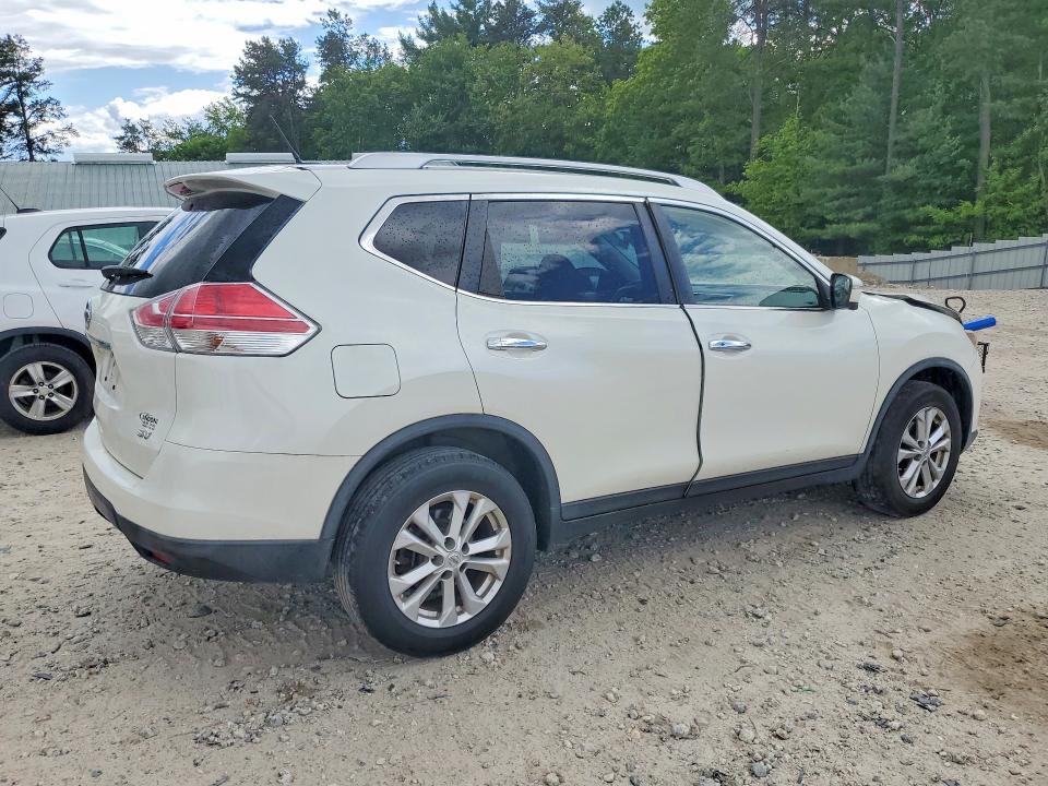 2015 Nissan Rogue VIN KNMAT2MT2FP523645 COPART salvage auction — FRONT END, Ma - Cert Of Title-Reconstrctd Coll, sold $625 on 2026-07-22 (photo 3)