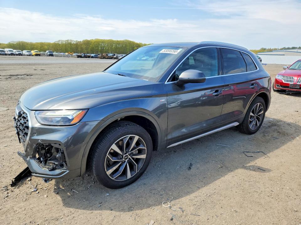 2022 Audi Q5 VIN WA1EAAFY4N2099756 COPART salvage auction — FRONT END, Ma - Cert Of Title-Salvage, sold $13,800 on 2026-07-15 (photo 1)