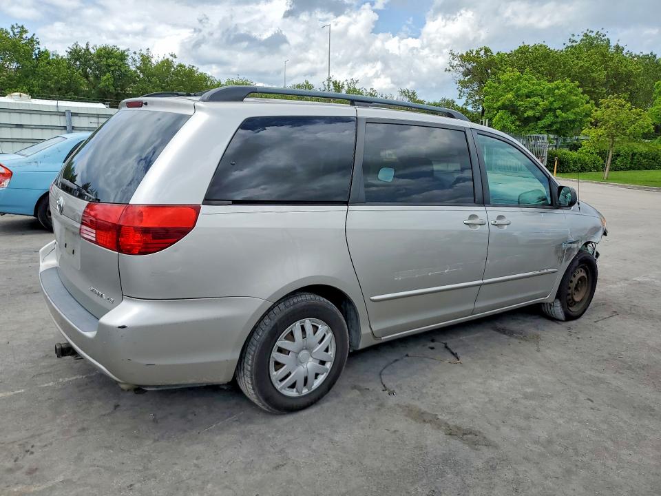 2004 Toyota Sienna VIN 5TDZA23C24S137157 COPART salvage auction — FRONT END, Fl - Cert Of Title Slvg Rebuildable, sold $150 on 2026-07-15 (photo 3)