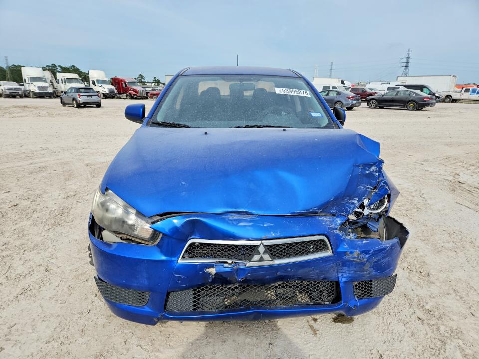 2010 Mitsubishi Lancer VIN JA32U2FU5AU013449 COPART salvage auction — FRONT END, TX - SALVAGE VEHICLE TITLE (P), sold $650 on 2026-07-31 (photo 5)