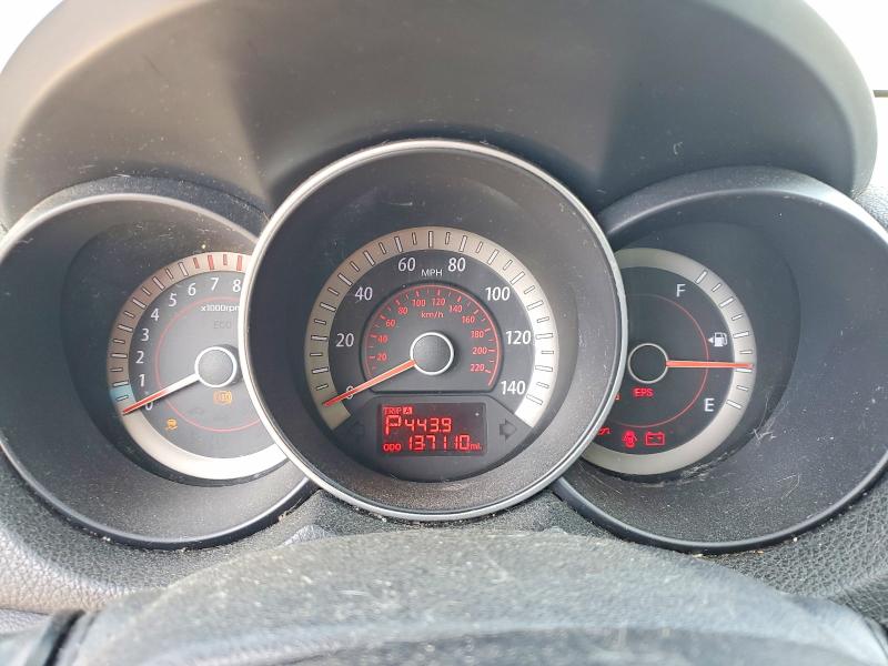 2012 Kia VIN KNAFU4A2XC5530132 COPART salvage auction — FRONT END, TN - SALVAGE CERTIFICATE, sold $550 on 2026-07-16 (photo 9)