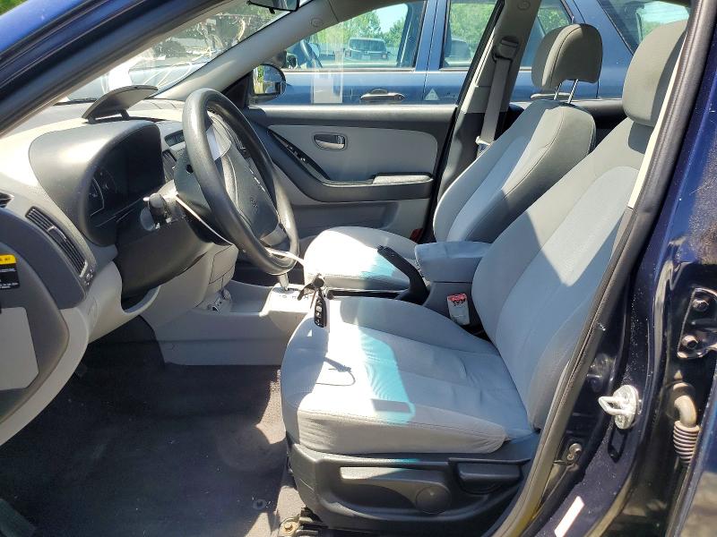 2009 Hyundai Elantra VIN KMHDU46D39U726234 COPART salvage auction — REAR END, Nc - Salvage Certificate Of Title, sold $575 on 2026-07-22 (photo 7)
