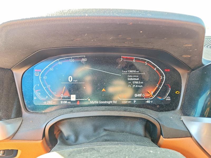 2019 BMW VIN WBA5R7C57KFH06085 COPART salvage auction — FRONT END, Nc - Salvage Certificate Of Title, sold $5,500 on 2026-07-20 (photo 9)