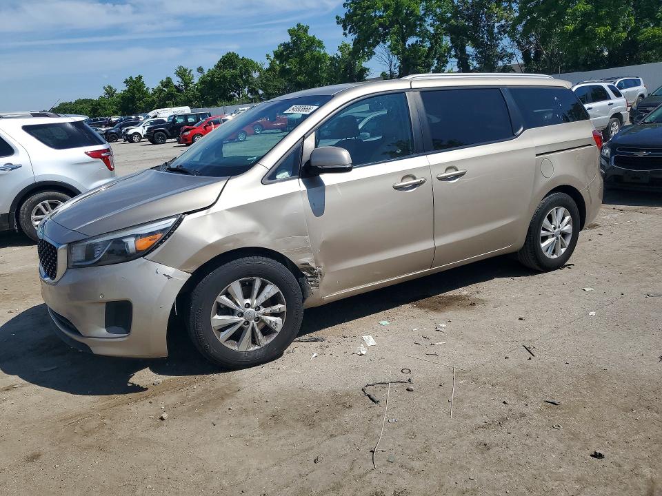2017 Kia SEDONA VIN KNDMB5C12H6307210 COPART salvage auction — FRONT END, Mo - Salvage Certificate Of Title, sold $650 on 2026-07-10 (photo 1)
