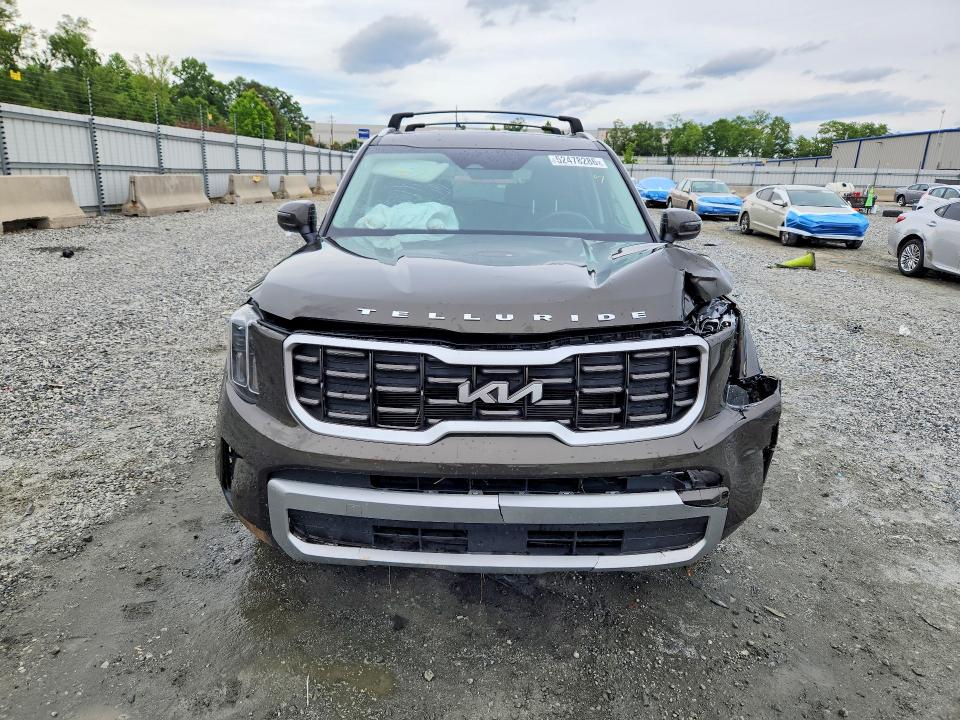 2023 Kia Telluride VIN 5XYP64GCXPG331323 COPART salvage auction — FRONT END, Nc - Salvage Certificate Of Title, sold $7,100 on 2026-07-15 (photo 5)