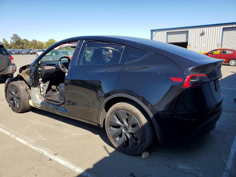 2024 Tesla Model y VIN 7SAYGDEEXRF115135 COPART salvage auction — SIDE, Ca - Salvage Certificate, sold $13,400 on 2026-07-31 (photo 2)