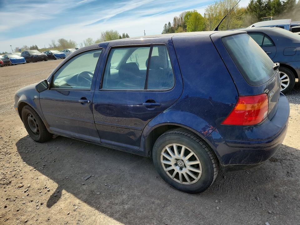 2003 Volkswagen Golf VIN 9BWGP21J734064715 COPART salvage auction — FRONT END, On - Permit No Brand - Unfit, sold $1,300 on 2026-07-09 (photo 2)