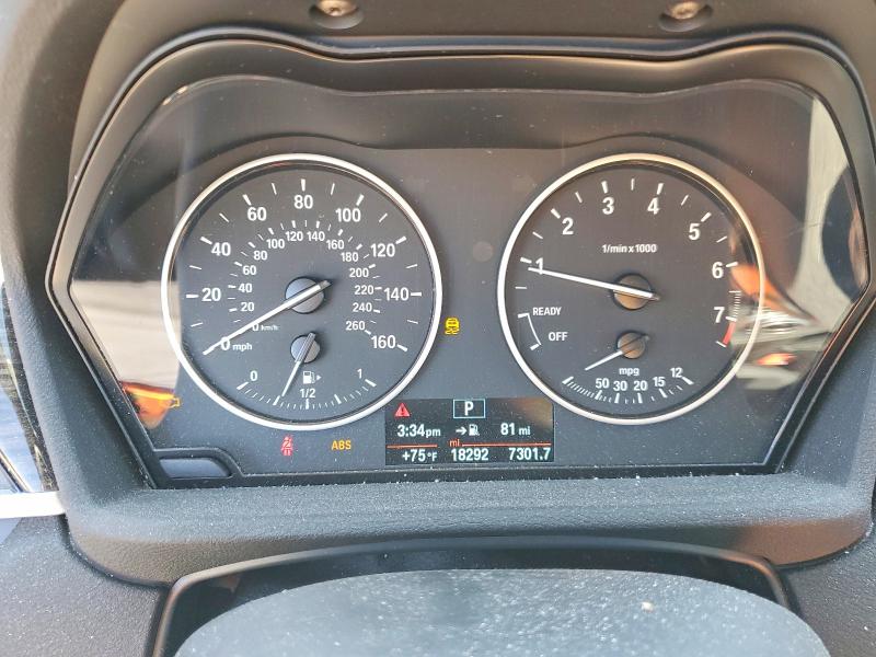 2018 BMW X1 VIN WBXHT3C35J5K28505 COPART salvage auction — FRONT END, Pa - Certificate Of Salvage, sold $7,000 on 2026-07-02 (photo 9)
