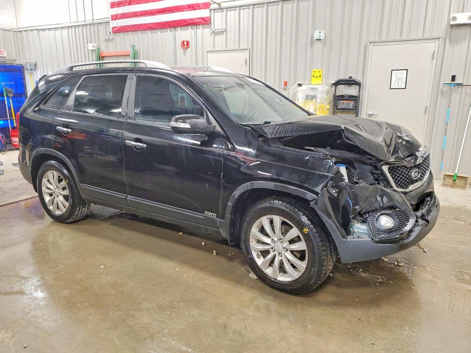 2011 Kia Sorento VIN 5XYKUDA27BG033269 COPART salvage auction — FRONT END, Wy - Certificate Of Title, sold $550 on 2026-07-27 (photo 4)