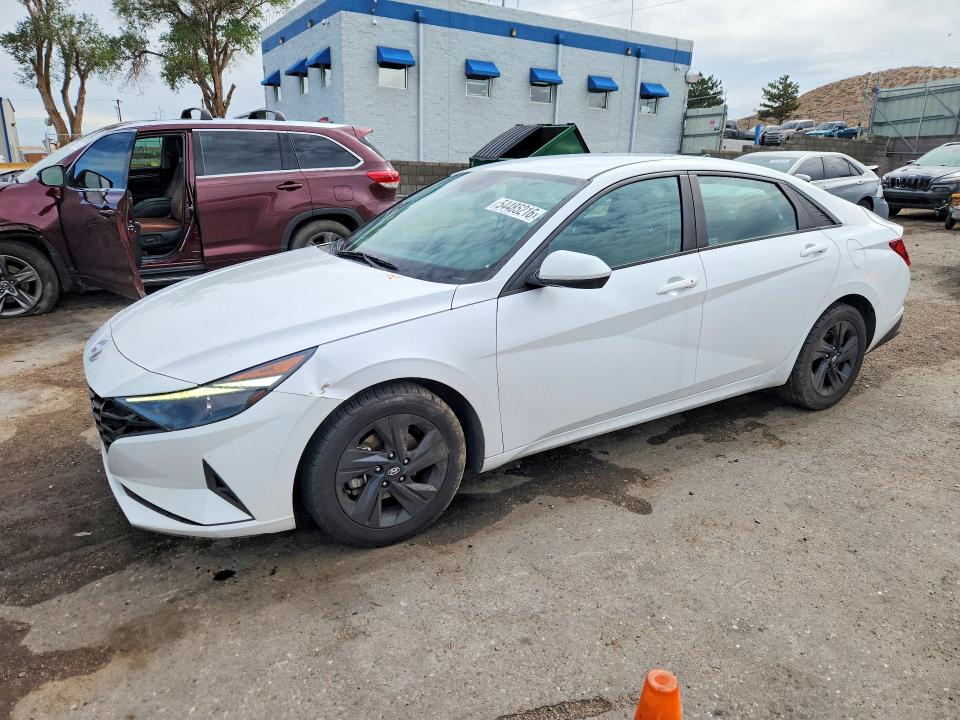2021 Hyundai Elantra VIN 5NPLM4AG8MH003998 COPART salvage auction — REAR END, Nm - Cert Of Title-Salvage, sold $6,300 on 2026-07-09 (photo 1)