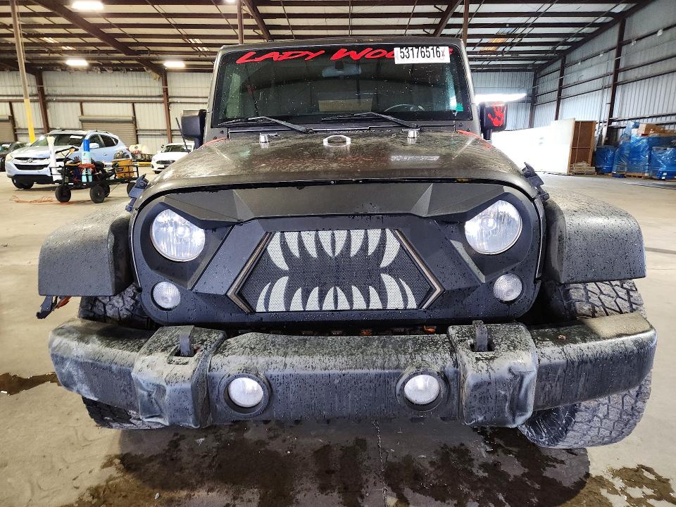 2017 Jeep Wrangler / VIN 1C4BJWDG4HL587619 COPART salvage auction — FRONT END, Fl - Cert Of Title Slvg Rebuildable, sold $4,650 on 2026-07-22 (photo 5)