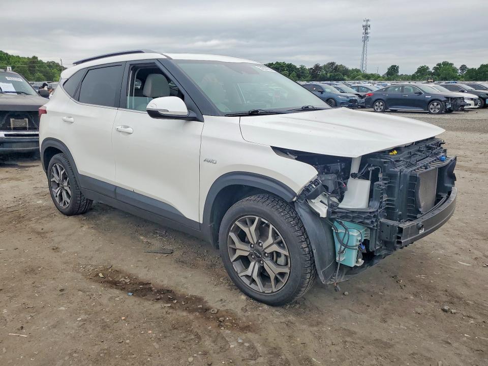 2022 Kia Seltos VIN KNDERCAA6N7334410 COPART salvage auction — FRONT END, Id - Salvage Certificate Of Title, sold $6,700 on 2026-07-15 (photo 4)