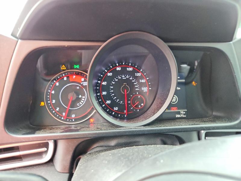 2021 Hyundai Elantra VIN 5NPLM4AGXMH044570 COPART salvage auction — REAR END, Ga - Cert Of Title-Salvage, sold $3,750 on 2026-07-07 (photo 9)