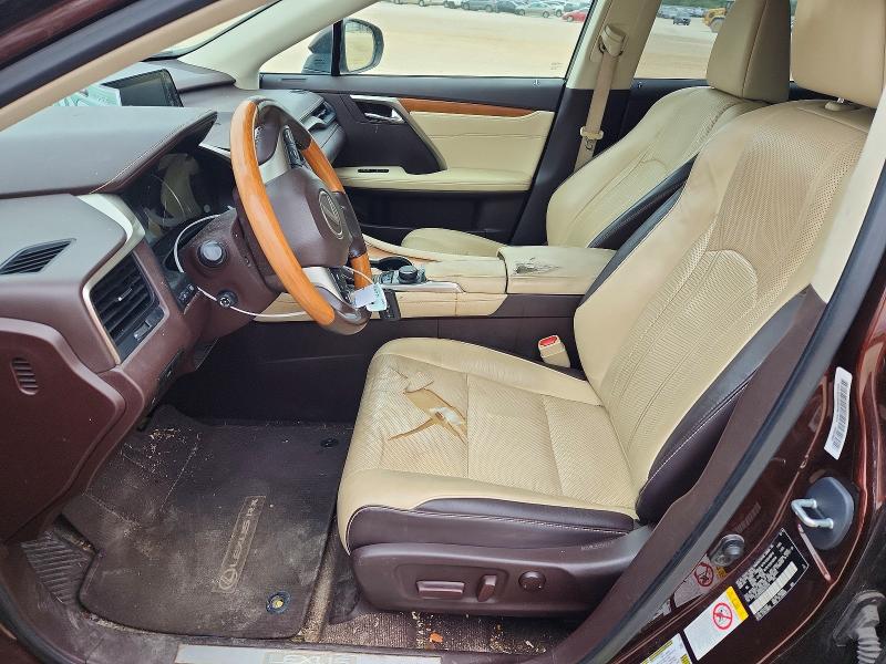 2016 Lexus Rx VIN 2T2ZZMCA8GC002342 COPART salvage auction — SIDE, TX - SALVAGE VEHICLE TITLE, sold $11,300 on 2026-07-02 (photo 7)