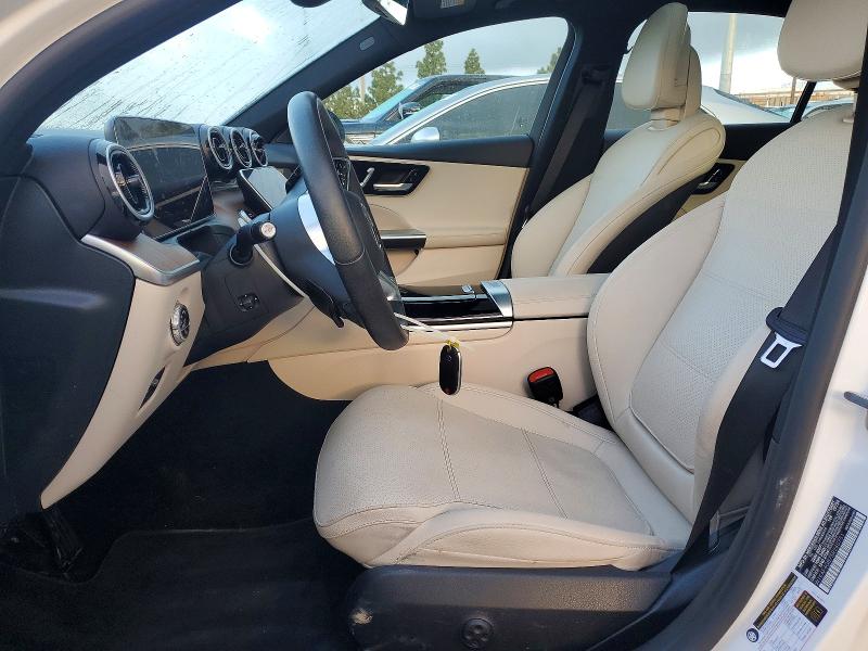 2025 Mercedes-benz C class VIN W1KAF4GB7SR240751 COPART salvage auction — ALL OVER, CA - SALVAGE CERTIFICATE, sold $400 on 2026-07-21 (photo 7)