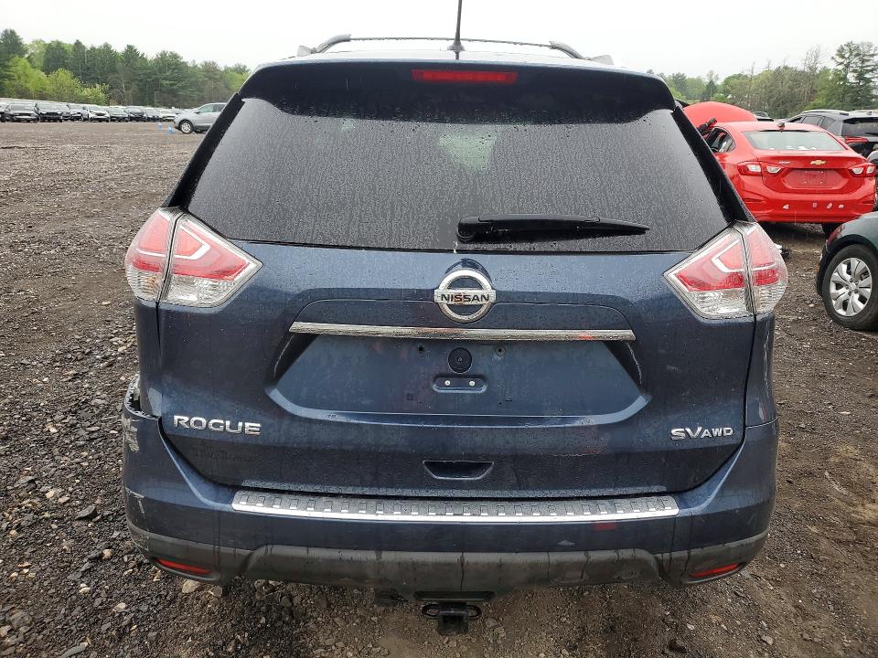 2015 Nissan Rogue VIN KNMAT2MV3FP541105 COPART salvage auction — FRONT END, Md - Cert Of Salvage > 75% Damage, sold $725 on 2026-07-27 (photo 6)