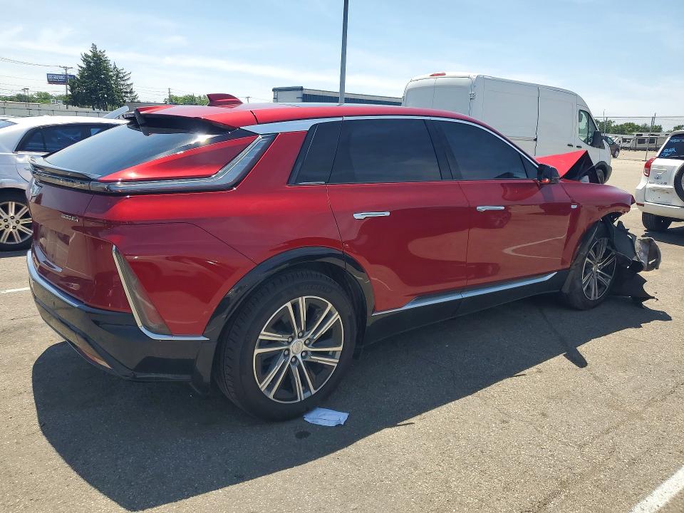 2024 Cadillac Lyriq VIN 1GYKPPRL9RZ108159 COPART salvage auction — FRONT END, Oh - Cert Of Title-Salvage, sold $7,900 on 2026-07-06 (photo 3)
