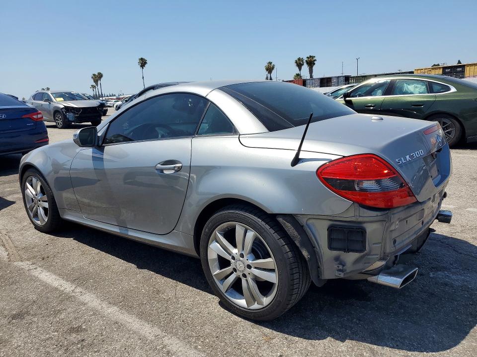 2010 Mercedes-benz Slk-klasse VIN WDBWK5EA4AF231306 COPART salvage auction — REAR END, Ca - Salvage Certificate, sold $1,000 on 2026-07-10 (photo 2)