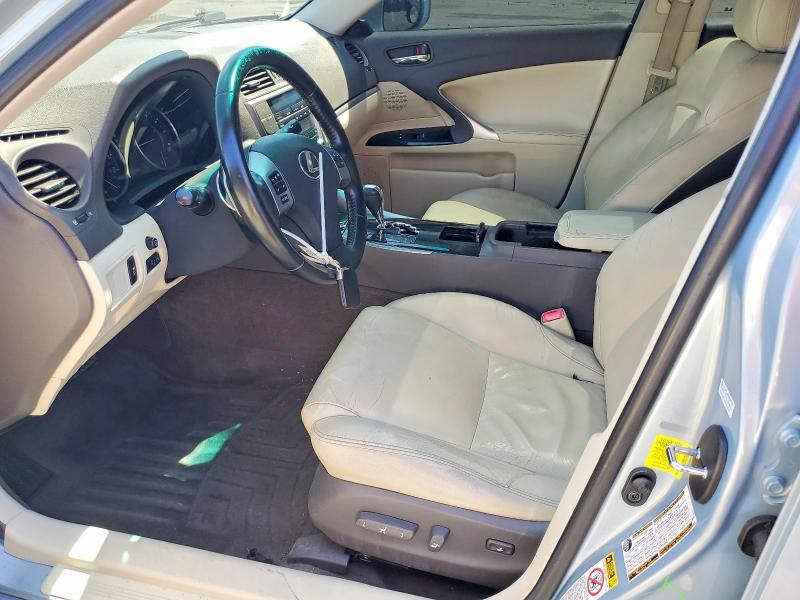 2012 Lexus Is VIN JTHBF5C28C5177760 COPART salvage auction — SIDE, Fl - Cert Of Title Slvg Rebuildable, sold $1,300 on 2026-07-13 (photo 7)
