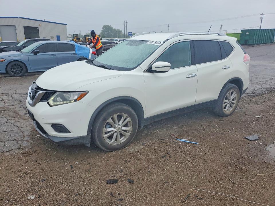 2016 Nissan Rogue VIN KNMAT2MVXGP720792 COPART salvage auction — FRONT END, Ok - Cert Of Title-Salvage, sold $875 on 2026-07-02 (photo 1)