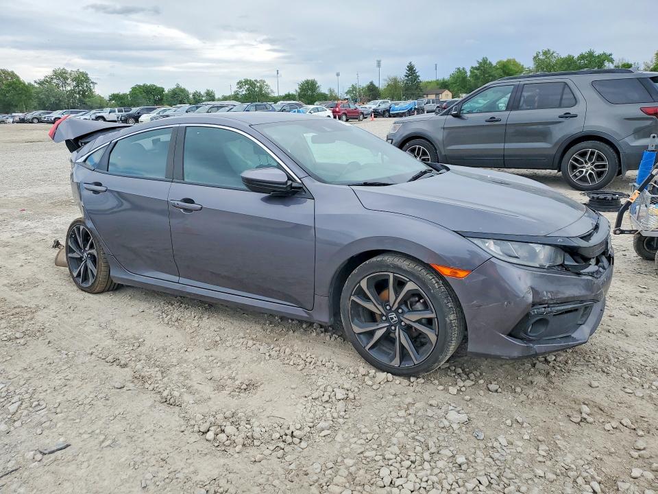 2020 Honda VIN 2HGFC2F89LH507412 COPART salvage auction — REAR END, OH - CERT OF TITLE-SALVAGE, sold $1,700 on 2026-07-02 (photo 4)