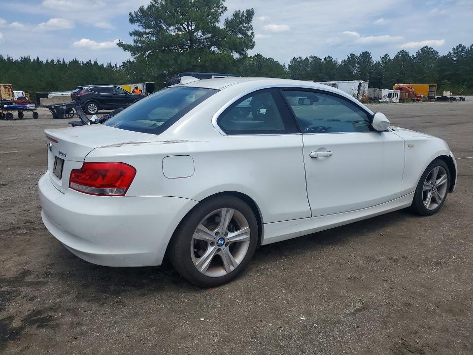 2012 BMW 1er VIN WBAUP7C54CVP23562 COPART salvage auction — FRONT END, Sc - Cert Of Title-Salvage, sold $3,200 on 2026-07-06 (photo 3)