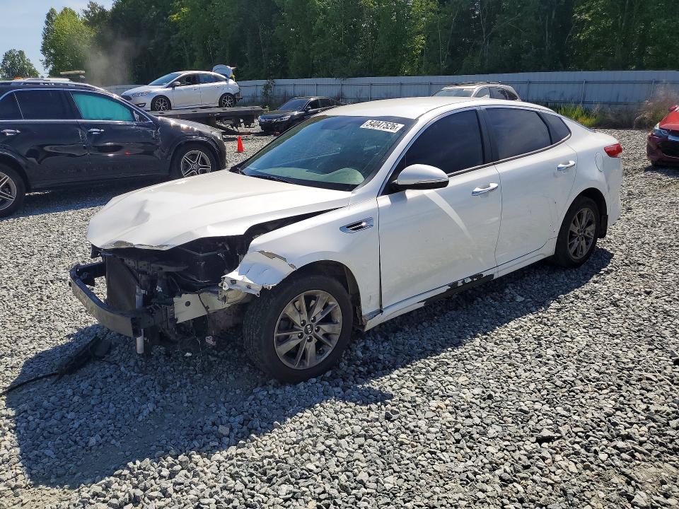 2016 Kia VIN KNAGT4L39G5093680 COPART salvage auction — FRONT END, Nc - Salvage Certificate Of Title, sold $700 on 2026-07-15 (photo 1)