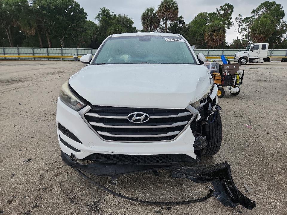 2017 Hyundai Tucson VIN KM8J23A42HU356032 COPART salvage auction — FRONT END, Fl - Cert Of Title Slvg Rebuildable, sold $2,100 on 2026-07-29 (photo 5)