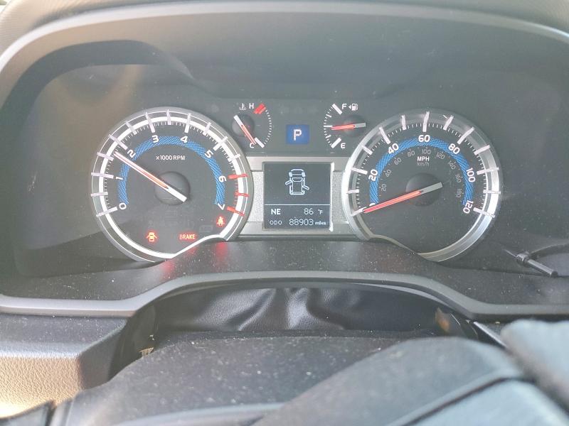 2019 Toyota 4runner VIN JTEBU5JR7K5661114 COPART salvage auction — FRONT END, Ca - Salvage Certificate, sold $20,900 on 2026-07-20 (photo 9)