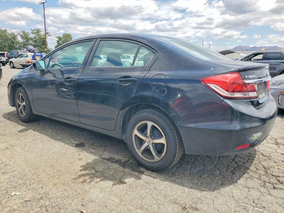 2015 Honda Civic VIN 19XFB2F73FE702415 COPART salvage auction — SIDE, Ca - Salvage Certificate, sold $2,250 on 2026-07-09 (photo 2)