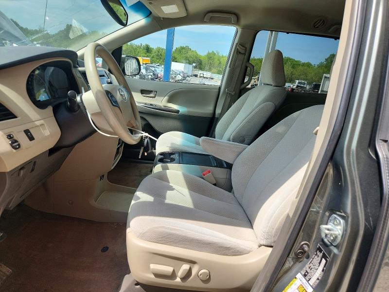 2014 Toyota VIN 5TDKK3DC6ES476766 COPART salvage auction — HAIL, Salvage Title, sold $150 on 2026-07-21 (photo 7)