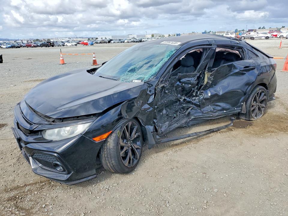 2019 Honda Civic VIN SHHFK7G45KU222395 COPART salvage auction — SIDE, Ca - Salvage Certificate, sold $2,700 on 2026-07-24 (photo 1)