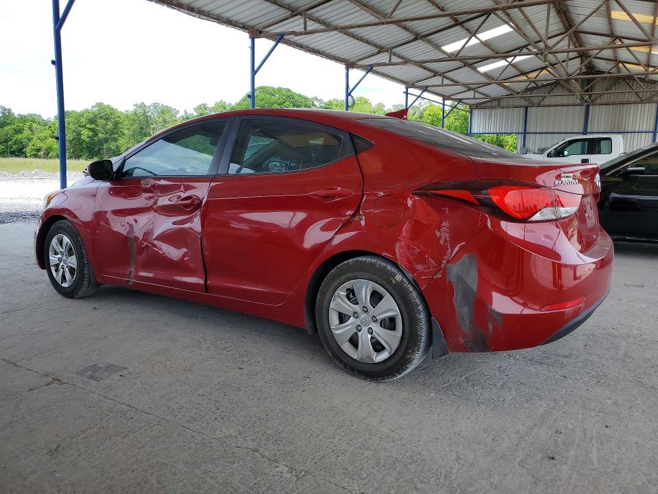2016 Hyundai Elantra VIN KMHDH4AE9GU582822 COPART salvage auction — SIDE, Ga - Cert Of Title-Salvage, sold $1,700 on 2026-07-09 (photo 2)