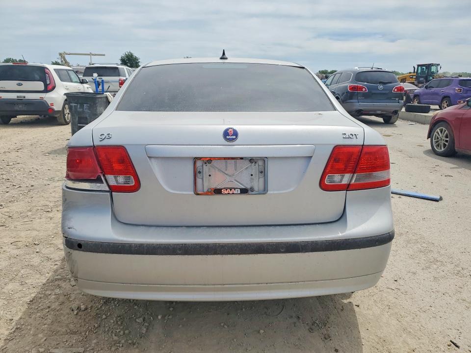 2005 Saab 9-3 VIN YS3FD49Y051037588 COPART salvage auction — REAR END, Mo - Salvage Certificate Of Title, sold $425 on 2026-07-09 (photo 6)